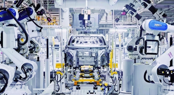 汽車生產線機器人